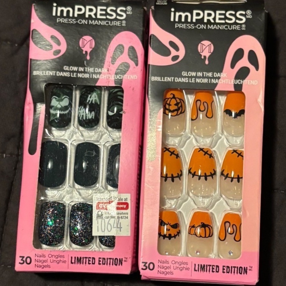 Impress Press On Manicure Nails Halloween Limited Edition